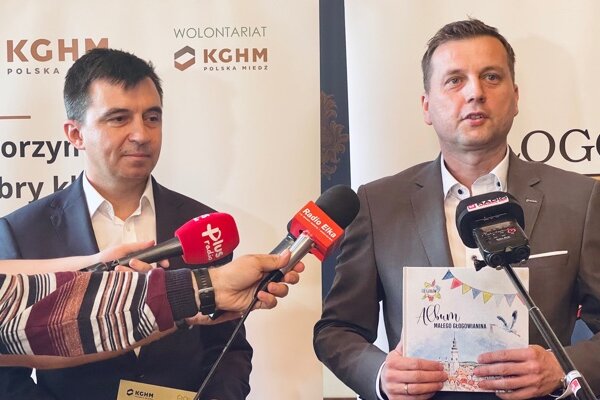 Wiceprezes KGHM podczas konferencji w Głogowie