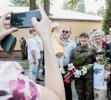 Przysięga żołnierzy 10ŚBOT w Sandomierzu