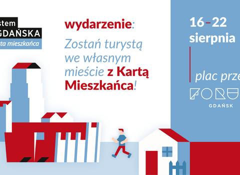 Grafika informacyjna programu Zostań turystą we własnym mieście.