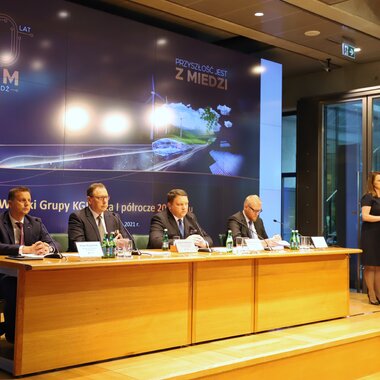 The conference of the results of the KGHM Group for the first half of 2021