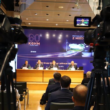 The conference of the results of the KGHM Group for the first half of 2021