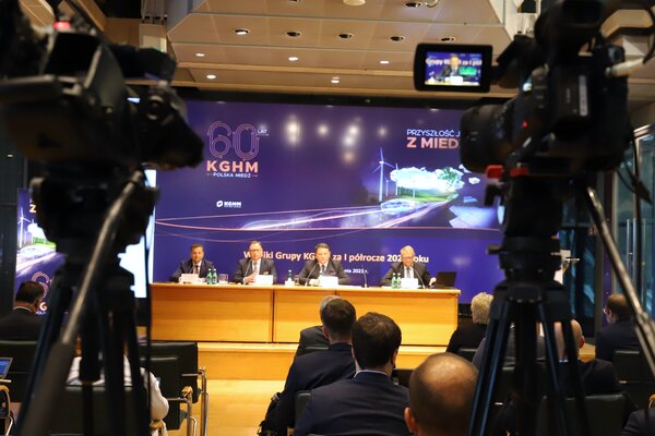 The conference of the results of the KGHM Group for the first half of 2021