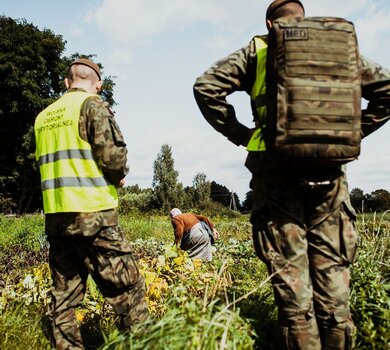 Żołnierze WOT w Krynka na Podlasiu w ramach operacji #SilneWsparcie