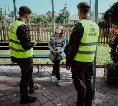 Żołnierze WOT w Krynka na Podlasiu w ramach operacji #SilneWsparcie