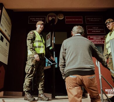 Żołnierze WOT w Krynka na Podlasiu w ramach operacji #SilneWsparcie