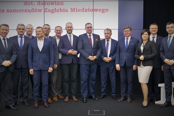 Ponad 3 mln od KGHM dla samorządów Zagłębia Miedziowego