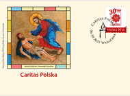 „Caritas Polska” na znaczku Poczty Polskiej  