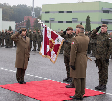 Uroczyste przekazanie obowiązków dowódcy 11 Małopolskiej Brygady OT.