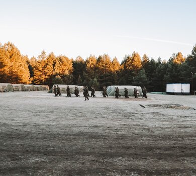 Szkolenie ochotników do służby w WOT