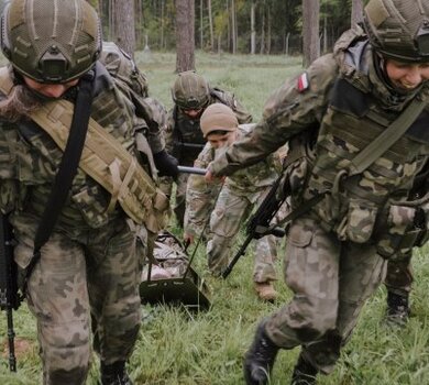 Szkolenie podlaskich Terytorialsów z Batalionową Grupą Bojową NATO
