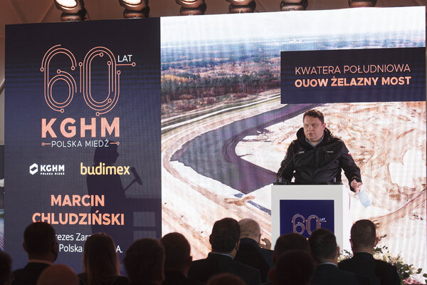 KGHM opens the Southern Quarter of the Żelazny Most - CEO KGHM Marcin Chludziński