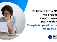 Co trzecia firma czeka na zapłatę ponad dwa miesiące. Zaległości rosną i przekraczają 38 mld zł 