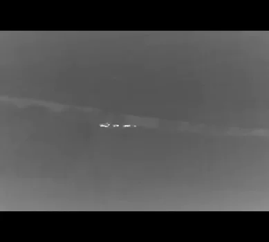 Bezzałogowce nieprzerwalnie patrolują sytuację wzdłuż granicy (14.11.2021)