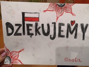 Podziękowania dla żołnierzy