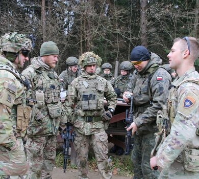 Suwalscy terytorialsi na szkoleniu z sojusznikami z NATO
