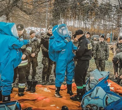 Ćwiczenia Terytorialsów ze służbami ratowniczymi­