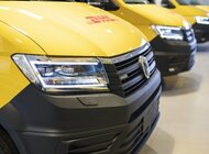 Elektryczne Volkswageny Craftery finansowane przez VWFS  trafiły do DHL Express