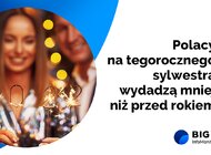 Znów niższe sylwestrowe wydatki, choć więcej chętnych do zabawy niż przed rokiem 