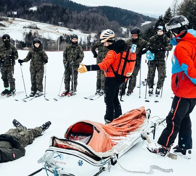 Szkolenie narciarskie i ratownicze małopolskich Terytorialsów