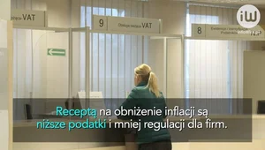 Receptą na obniżenie inflacji są niższe podatki, mniej regulacji tak by firmy mogły funkcjonować po prostu taniej. (wideo)