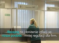 Receptą na obniżenie inflacji są niższe podatki, mniej regulacji tak by firmy mogły funkcjonować po prostu taniej. (wideo)