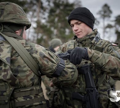 Trening strzelecki terytorialsów z Kujawsko-Pomorskiego