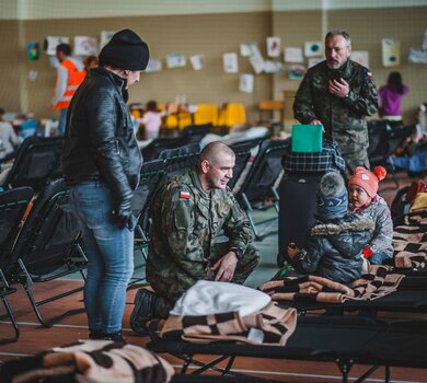 Terytorialsi z Podkarpacia wspierają przyjęcie ukraińskich uchodźców