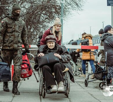 Chełm. Lubelscy terytorialsi wspierają przyjęcie uchodźców z Ukrainy