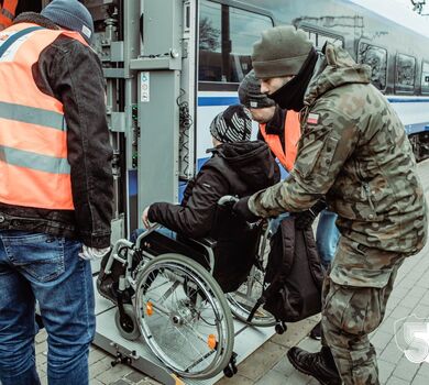 Chełm. Lubelscy żołnierze WOT wspierają przyjęcie Uchodźców z Ukrainy