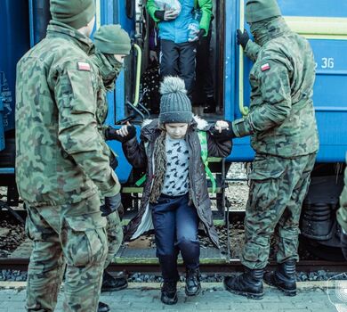 Chełm. Lubelscy żołnierze WOT wspierają przyjęcie Uchodźców z Ukrainy