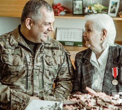 Odznaczenie medalem Pani Danuty Sawickiej