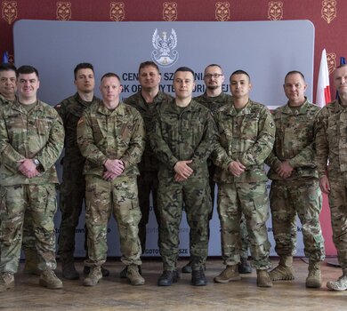 Instruktorzy Gwardii Narodowej USA przybywają do CSWOT