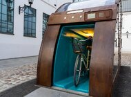 Ruszył pierwszy w Polsce automatyczny podziemny parking rowerowy
