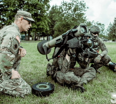 Lubelscy Terytorialsi szkolą się z obsługi wyrzutni Javelin