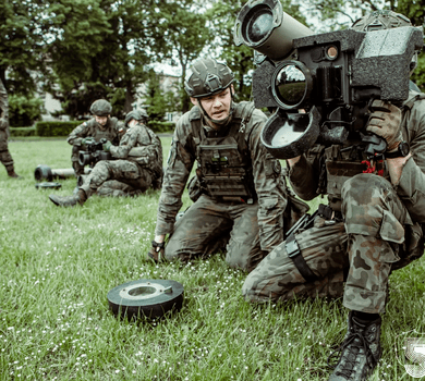 Lubelscy Terytorialsi szkolą się z obsługi wyrzutni Javelin