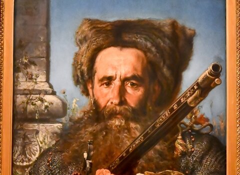 Portret Ostafiego Daszkiewicza Jana Matejki był jednym z pierwszych obrazów zakupionych do tworzonej przez Tadeusza Dobrowolskiego kolekcji Muzeum Ślaskiego w Katowicach. 