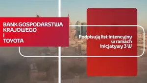 Bank Gospodarstwa Krajowego i Toyota podpisują list intencyjny w ramach inicjatywy 3W