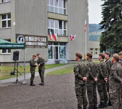 Historyczna chwila -  Wojsko wraca do Limanowej