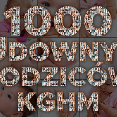 1000 CUdownych Rodziców KGHM - grafika