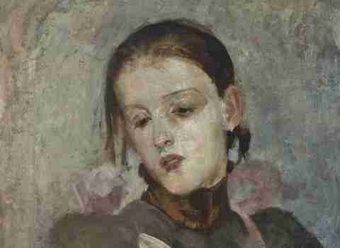 Malczewski Jacek portret córki zbiory Muzeum Śląskiego w Katowicach