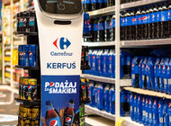 Napoje Pepsi i chipsy Lay’s sprzedawane przez interaktywne eRoboty w sklepach Carrefour