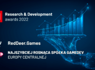 RedDeer.Games z nagrodą „Najszybciej rozwijająca się spółka gamedev w Europie Centralnej” rusza z roadshow inwestycyjnym