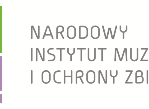 Logotyp Narodowego Instytutu Muzealnictwa i Ochrony Zbiorów. 