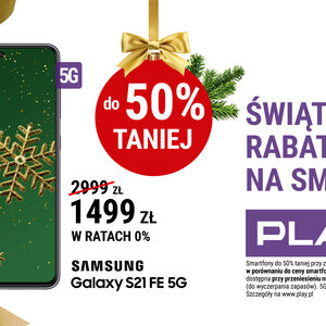 Play z Mikołajem rabaty rozdaje - Samsung