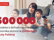 Poczta Polska obsłużyła pół miliona wniosków o dofinansowanie zakupu odbiornika cyfrowego 