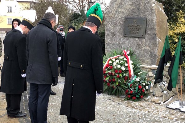 obchody 40  i 41  rocznicy Pacyfikacji Zakładów Górniczych Rudna