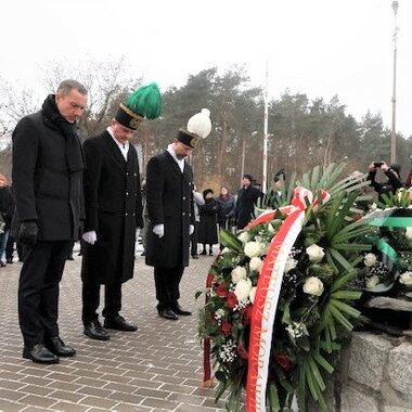 obchody 40  i 41  rocznicy Pacyfikacji Zakładów Górniczych Rudna