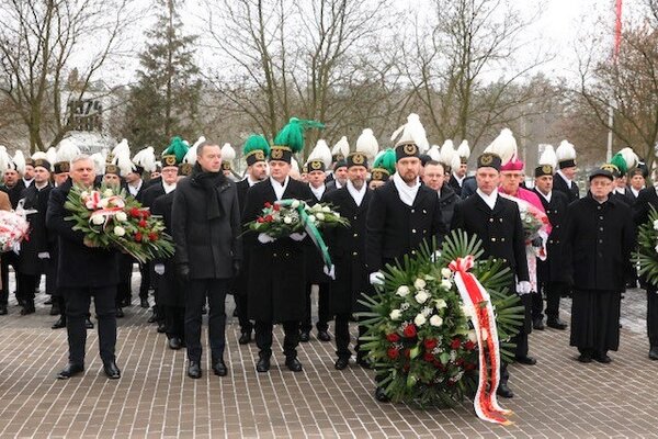 obchody 40  i 41  rocznicy Pacyfikacji Zakładów Górniczych Rudna