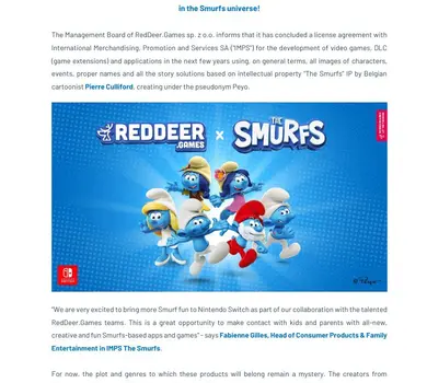 2023 02 06 RedDeer Games with a license agreement for the production of games and applications in th