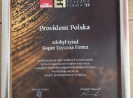 Provident Polska po raz kolejny z tytułem Etyczna Firma „Pulsu Biznesu”